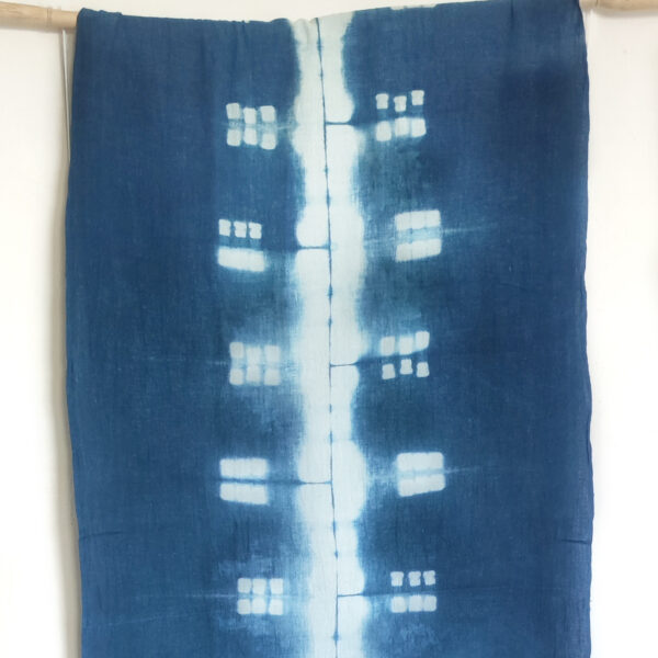 Motifs centraux étole en coton kala "Totem"